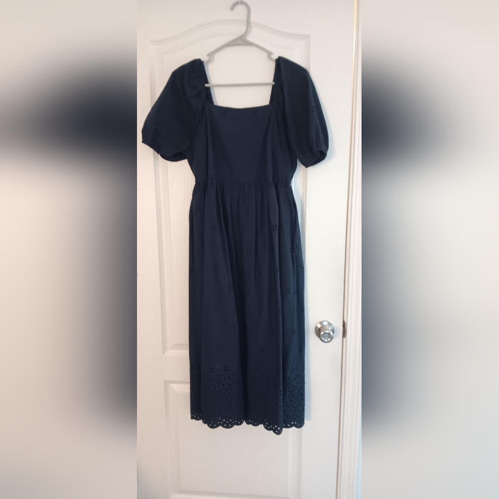 Time and Tru Navy Blue Dress